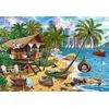 Image de Castorland puzzel zomer stadslandschap - 1000 stukjes legpuzzel.