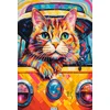 Image de Castorland puzzel Cat Bus Travel - 1000 stukjes legpuzzel.