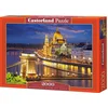 Image de Castorland Budapest View at Dusk   Puzzel   2.000 stukjes   Satijnen afwerking   Perfecte pasvorm   Europese kwaliteit
