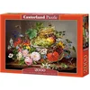 Image de Castorland Still Life with Flowers and Fruit Basket   Puzzel   2.000 stukjes   Satijnen afwerking   Perfecte pasvorm   Europese kwaliteit