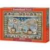 Image de Castorland Map of the World 1639   Puzzel   2.000 stukjes   Satijnen afwerking   Perfecte pasvorm   Europese kwaliteit