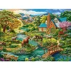Image de Castorland puzzel idyllisch huis paarden - 2000 stukjes legpuzzel.