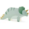 Image de Partydeco - Uitnodiging Triceratops - 18.5 x 9.4 cm - 6 stuks