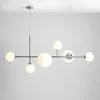 Image de Dione 6-lichts plafondlamp chroom wit glas - stijlvolle verlichting