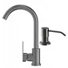 Image de Keukenmengkraan Gun Grey met Zeepdispenser - Prestige