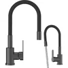 Image de Granitan Keukenkraan Grado - met Flexibele Uitloop - Gun Grey