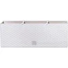 Image de Prosperplast Bloembak/plantenbak met water irrigatiesysteem - Rato - wit - 60 x 25 x 24 cm