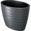 Image de Prosperplast Maze bloempot plantenbak 2in1 incl. Bloempot weerbestendig voor binnen en buiten ovaal 42.3cm hoogte kunststof (antraciet)