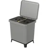 Image de Prosperplast - Prullenbak / Afvalbak met recyclingbakken 2x10L - Grijs