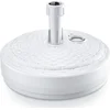Image de Prosperplast Parasolvoet - rond - rotan - wit - 10L - Dia 42 cm - kunststof - houder
