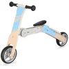 Image de Blauwe 2in1 - Step & Loopfiets - Materiaal: Hout - Lichtgewicht