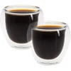 Image de Camry Espresso Glazenset   Dubbelwandige koffieglazen - Dubbelwandig Borosilicaatglas   2-delige Koffiekopjes   72,7 ml   Hittebestendig & Vaatwasserbestendig