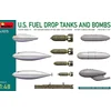 Image de MiniArt Modelbouwpakket Militaire voertuigen - 49015 U.S. Fuel Drop Tanks and Bombs Plastic - 1:48 - Modelbouw