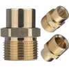 Image de Rosfix Adapter Vervanging M22 naar 1/4" - Messing M22x1,5 Stift 14mm - 1/4" Intern - Geschikt voor Kränzle