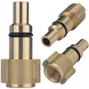Image de Rosfix Adapter Vervanging Bayonet - Messing 1/4" IG - 160 bar 60°C - Geschikt voor Lavor Nieuw, Parkside