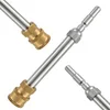 Image de Rosfix Hogedruklans Vervanging - 1/4"" QC Adapter RVS/Messing - 16 cm 275 bar - Geschikt voor Kränzle