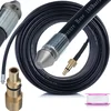 Image de Rosfix Hogedrukslang Vervanging - Spuitmond 1+3, 25 m - 160 bar, Nylon Oplot, 1/4" - Geschikt voor Lavor, Parkside
