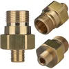Image de Rosfix Adapter Vervanging - EASYLock TR22M naar 1/4" BSP Messing - M22x1,5 TR22 22mm - Geschikt voor Kärcher