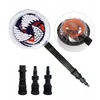 Image de Rosfix Hogedrukborstel Roterend - Wateraangedreven - 3 Adapter Set, Kunststof Haren - Geschikt voor Kärcher, Lavor