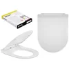 Image de Universele Slanke Duroplast Toiletzitting met Soft-Close en Antibacterieel