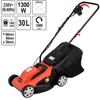 Image de YATO Elektrische grasmaaier 1300W - 33 cm - 30L - In hoogte verstelbaar