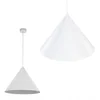 Image de Cono Witte Hanglamp Kegelformiede Kap Ø46cm E27 TK Lighting