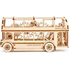 Image de Wooden City modelbouwpakket Londen Bus hout - 115mm hoog x 232mm breed x 70mm diep - naturel kleur