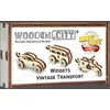 Image de Houten 3D Puzzel: Vintage Auto's en Motor - 35 Delen