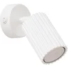 Image de Sollux Lighting Wandlamp Karbon - 16x8x8cm - GU10 - wit - aluminium