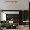 Image de Sollux Lighting Plafondlamp Karbon - GU10 - gouden - aluminium - 16.5x117x6.5cm