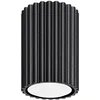 Image de Sollux Lighting Plafondlamp Karbon - 10x6.5x6.5cm - GU10 - zwart - aluminium