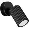 Image de Sollux Lighting Wandlamp Karbon - 16x8x8cm - GU10 - zwart - aluminium