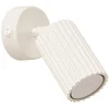 Image de Sollux Lighting Wandlamp Karbon - 16x8x8cm - GU10 - beige - aluminium