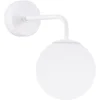 Image de Sollux Lighting Wandlamp Astral - 21x10x22cm - G9 - wit - staal/glas