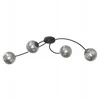 Image de Emibig VIBRA 4 BL Plafondlamp - Grafiet & Zwart Metaal, E14