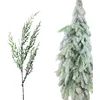 Image de Inspiruj - Groen Ijzig Decoratieve Tak - Met Kristallen en Glitter - 30 cm