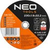 Image de NEO TOOLS - Doorslijpschijf - 230mm - INOX - Staal