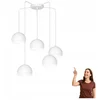 Image de Luminex SOOL 1213 Hanglamp - 5 lichtpunten, Wit Mat