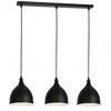 Image de Zwarte Loft Hanglamp ALUMI 3xE27 - Stijlvol en Modern
