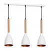 Image de Luminex Muza Hanglamp Wit/Lichtbruin 3xE27