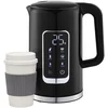 Image de Platinet PEKR723B Waterkoker - Met Display - Warmhoud functie met Geheugen - 1.7L - Zwart - Gratis 450ml koffiebeker