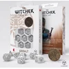 Image de Q-Workshop The Witcher Dice Set - Geralt - De Witte Wolf (7 stuks + munt)
