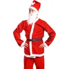 Image de Kerstman Kostuum | Kerstman Pak | Verkleedkleding | 5-Delig | Rood