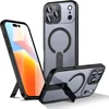 Image de Hurtel Hybrid Armor X Hoesje Voor Iphone 17 Pro Met Standaard Compatibel