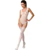 Image de PASSION WOMAN BODYSTOCKINGS | Passion Woman Bs051 Bodystocking White One Size