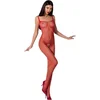 Image de PASSION WOMAN BODYSTOCKINGS | Passion Woman Bs071 Bodystocking - Red One Size