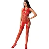 Image de Passion - Woman Bs079 Bodystocking - Red One Size