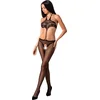 Image de Passion - Woman Bs080 Bodystocking Black One Size