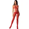 Image de Passion - Woman Bs084 Red Bodystocking One Size
