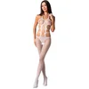 Image de Passion - Woman Bs084 White Bodystocking One Size